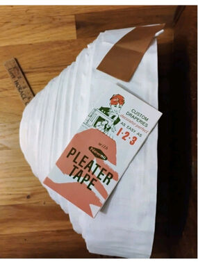 Newell Curtain Heading Cloth Pleater Tape 3.5" Width